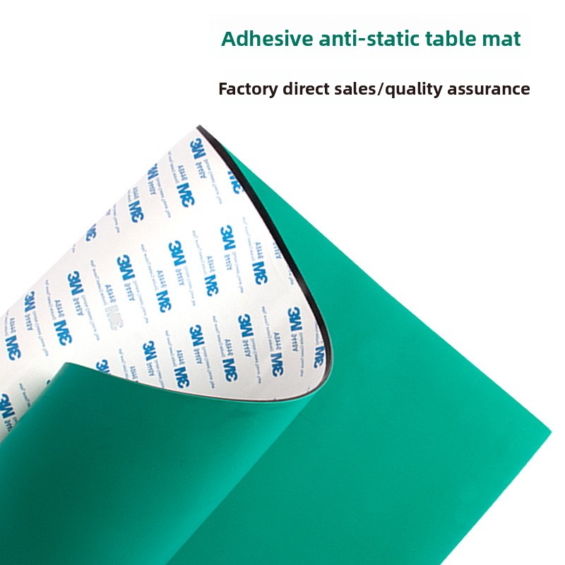 Rubber Mat Desk - 3M-lijm met antistatische rubberen werkbankmat, hittebestendige