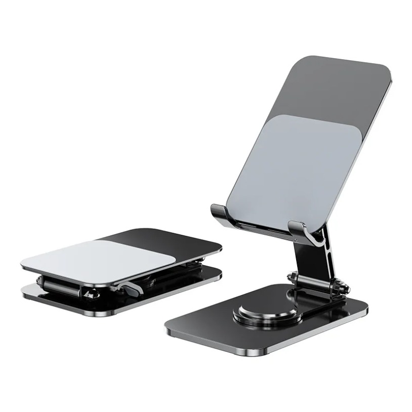 Desk Setup Table - Universeel Metaal 360 ° Draaibare telefoon-