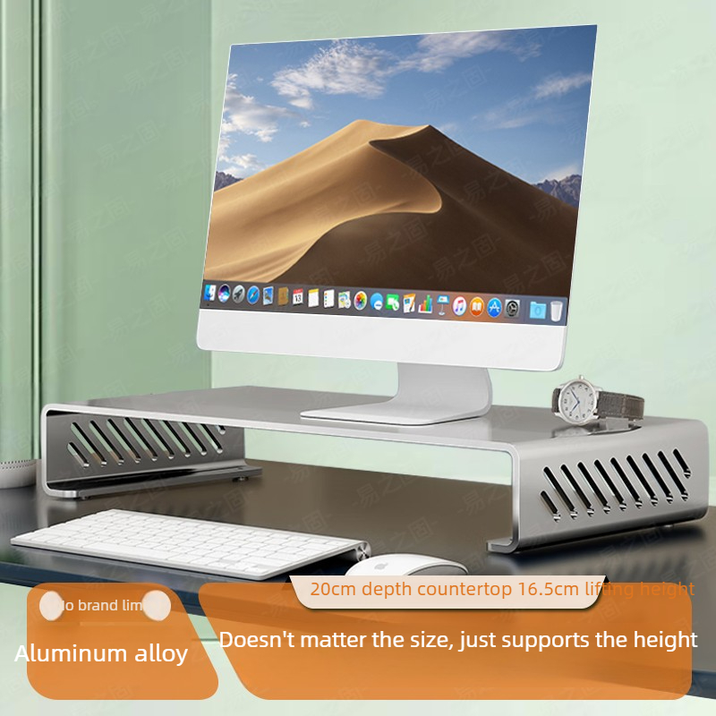 Desk Setup Monitor And Laptop - Computermonitorstandaard Riser Ergonomische bureau-organizer voor laptop-gamingopstelling