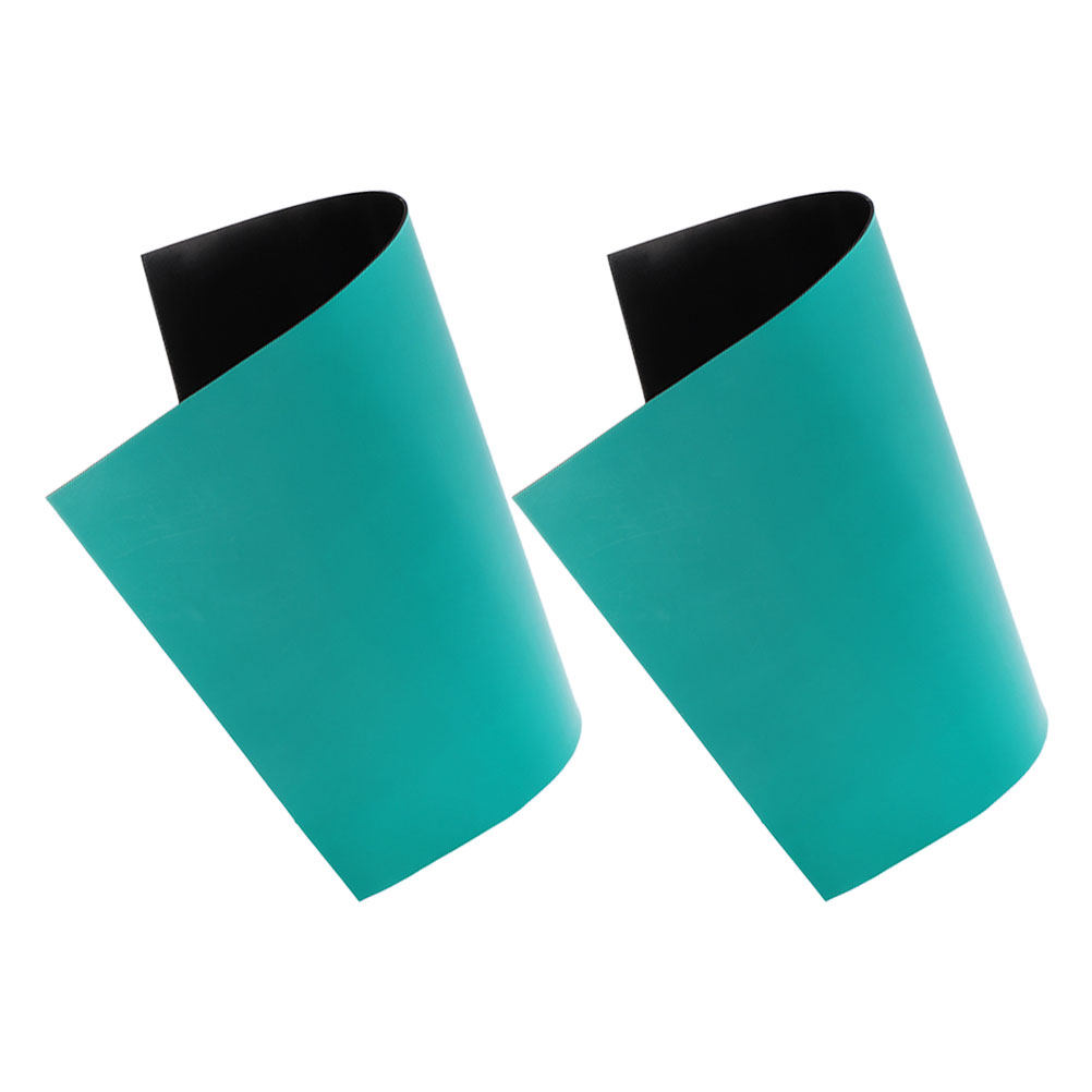 Rubber Mat Desk - 2 stuks antistatische bureaumat, hittebestendige rubberen