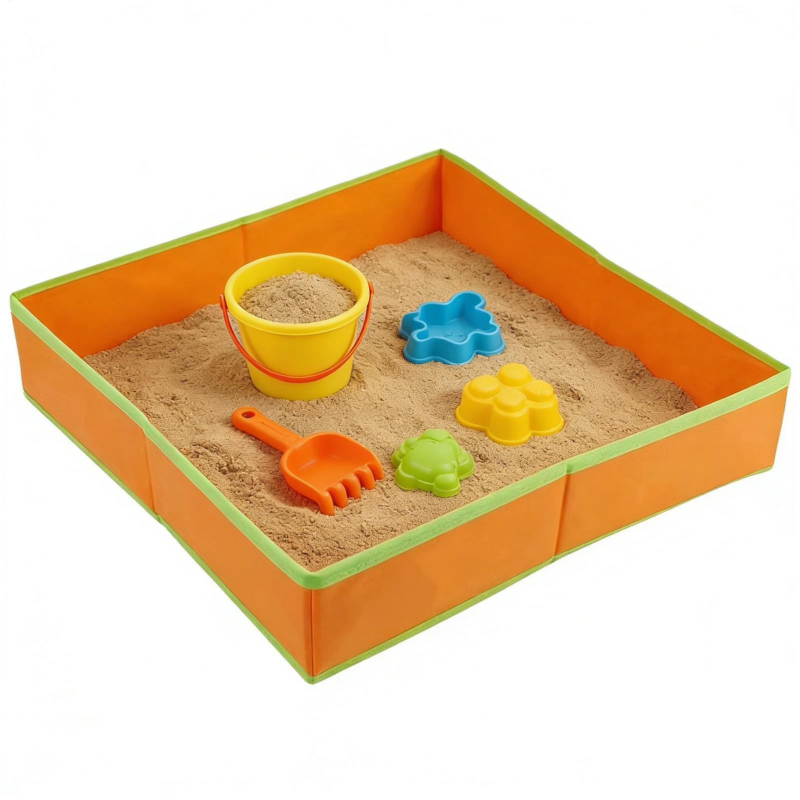 Desk Setup Kids - Zandtafel voor kinderen, buitenspeeltafel, opvouwbare speelbak,