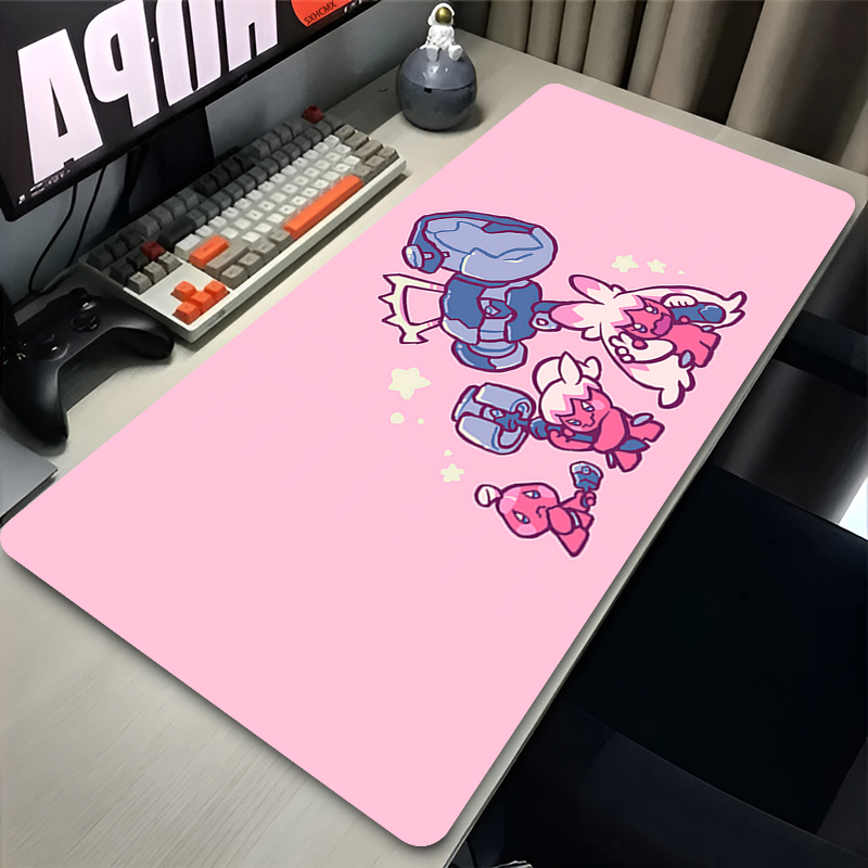 Desk Setup Cute - Muismat P-pokemon Tinkaton Gamer-toetsenbordmat Rubberen bureaumuismat