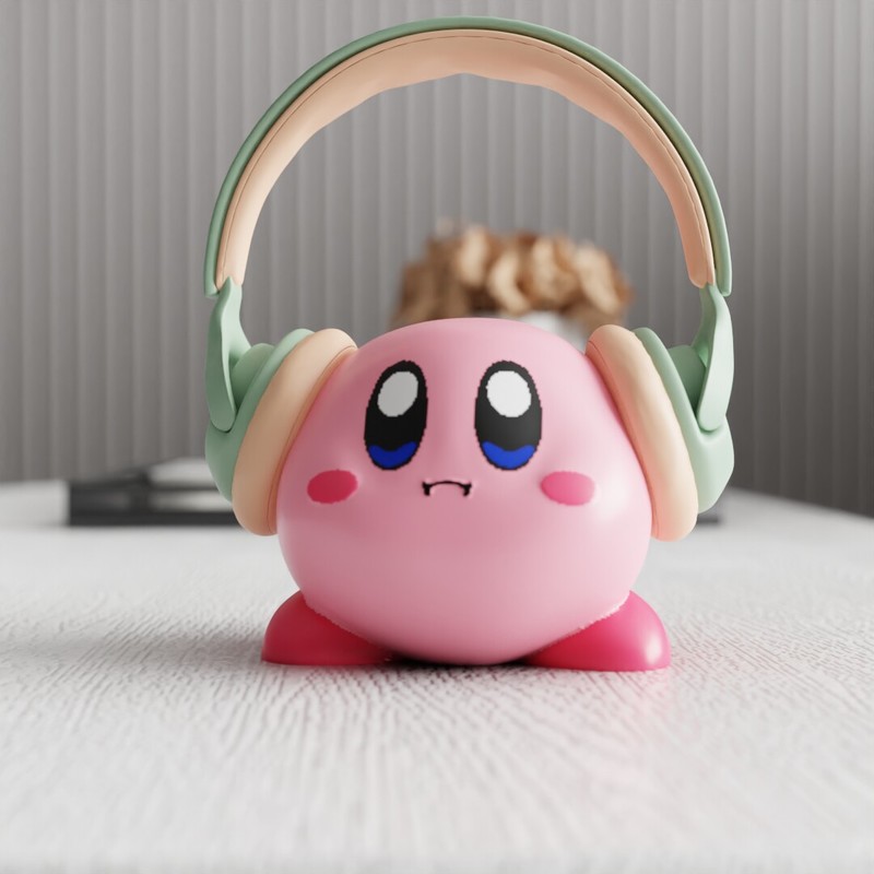 Desk Setup Cute - MSKA hoofdtelefoonstandaard Kirby schattige cartoon creatieve