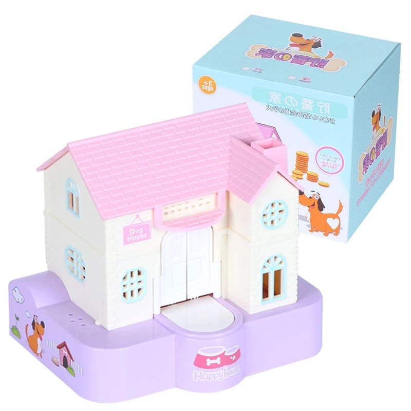 Desk Setup Kids - Grappige Spaarpotten Huis Stelen Hond Munt
