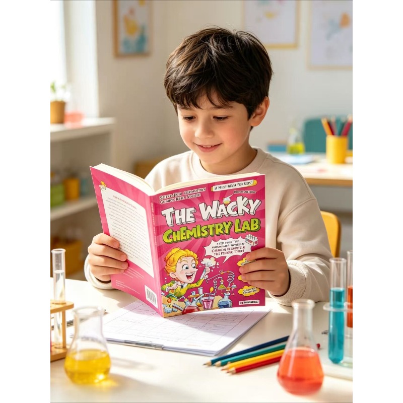 Desk Setup Girl - Het Wacky Chemistry Lab Kinder Wetenschap