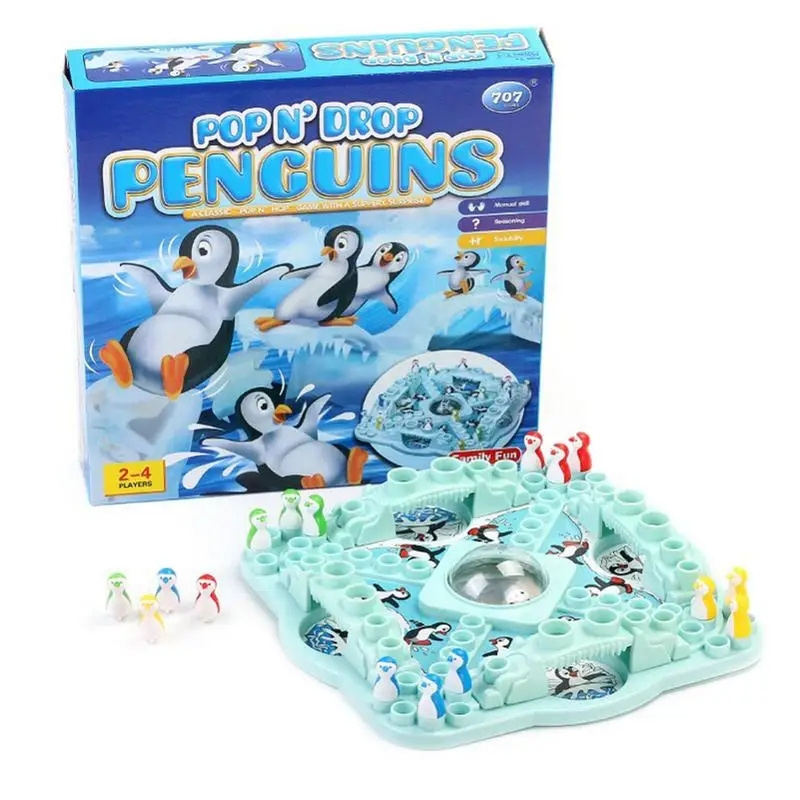 Desk Setup Kids - Multiplayer Pinguïn Vliegend Schaken Feest Bordspellen