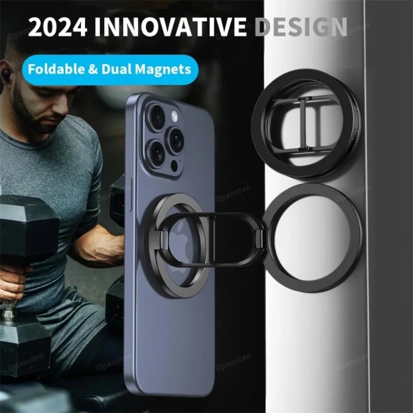 Opvouwbare dubbele magnetische - Dual Phone Holder recensie en prijs
