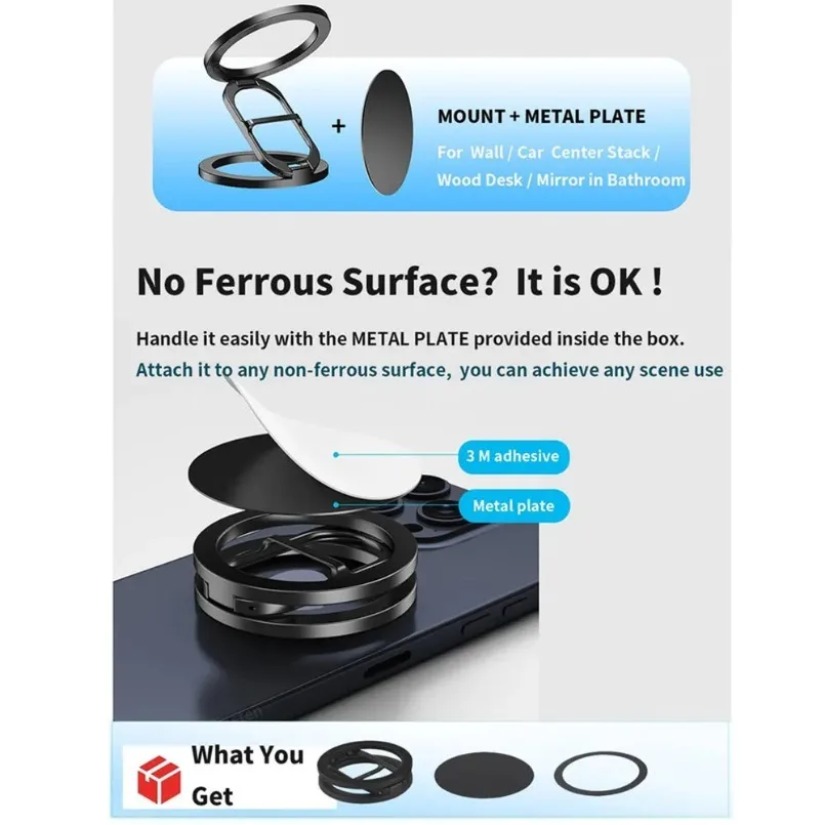 Opvouwbare dubbele magnetische - Dual Phone Holder recensie en prijs