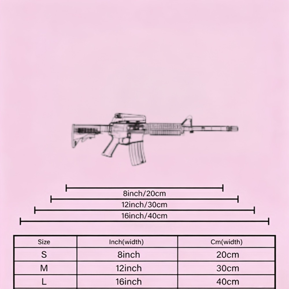 CIFbuy M4 Rifle AR15 Gun Silho - Rubber Mat Desk recensie en prijs