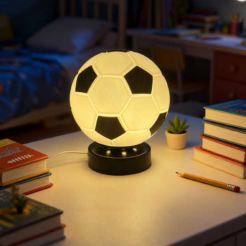 Voetbal LED High-End Creatief  - Desk Setup Desk recensie en prijs