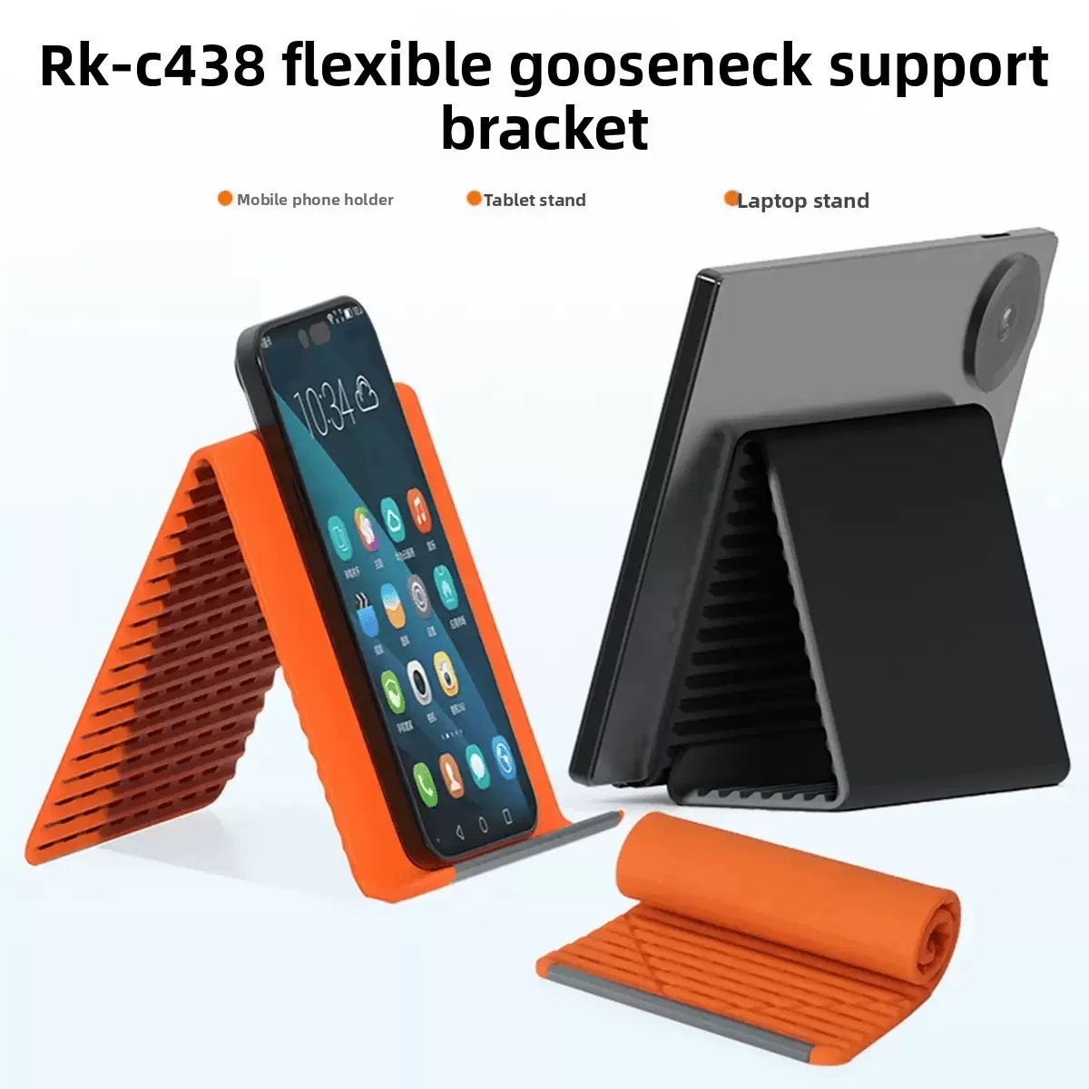 Draagbare opvouwbare siliconen - Dual Phone Holder recensie en prijs