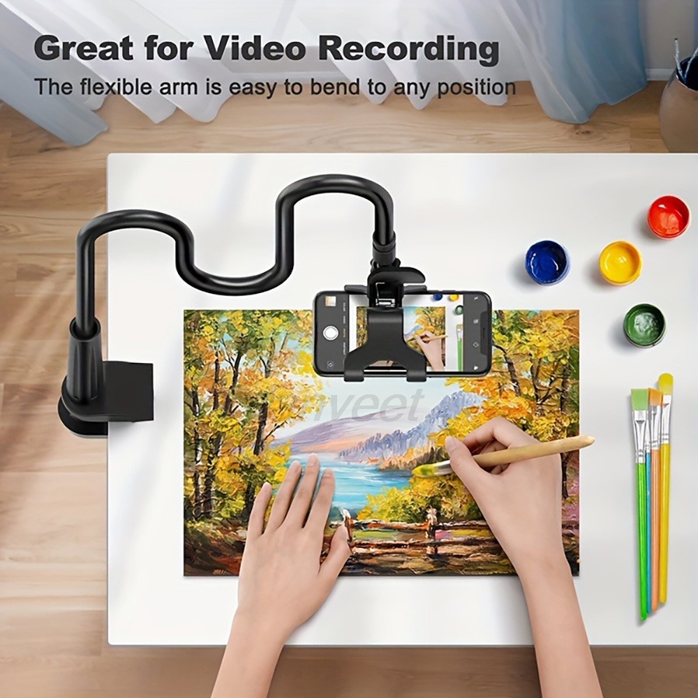 360 °   Mobiele telefoonhouder - Desk Setup Table recensie en prijs