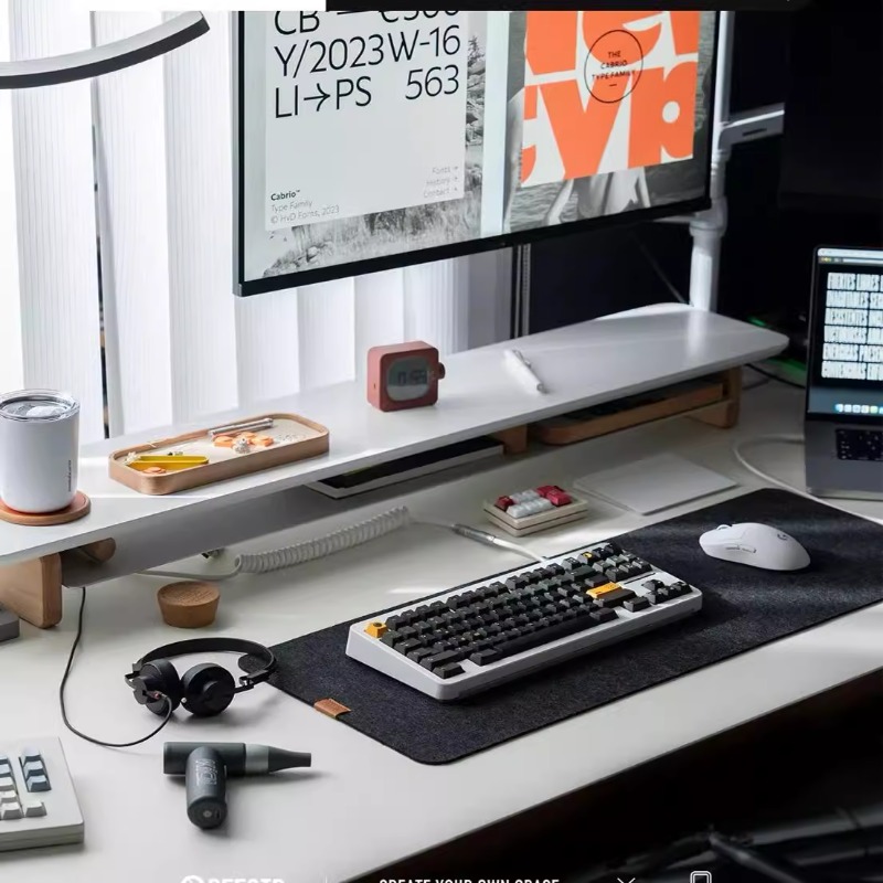 Moderne monitorverhoger, ergon - Desk Setup Monitor And Laptop recensie en prijs