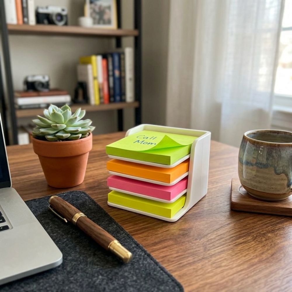Stapelbare klevende notitiehou - Sticky Memo Holder recensie en prijs