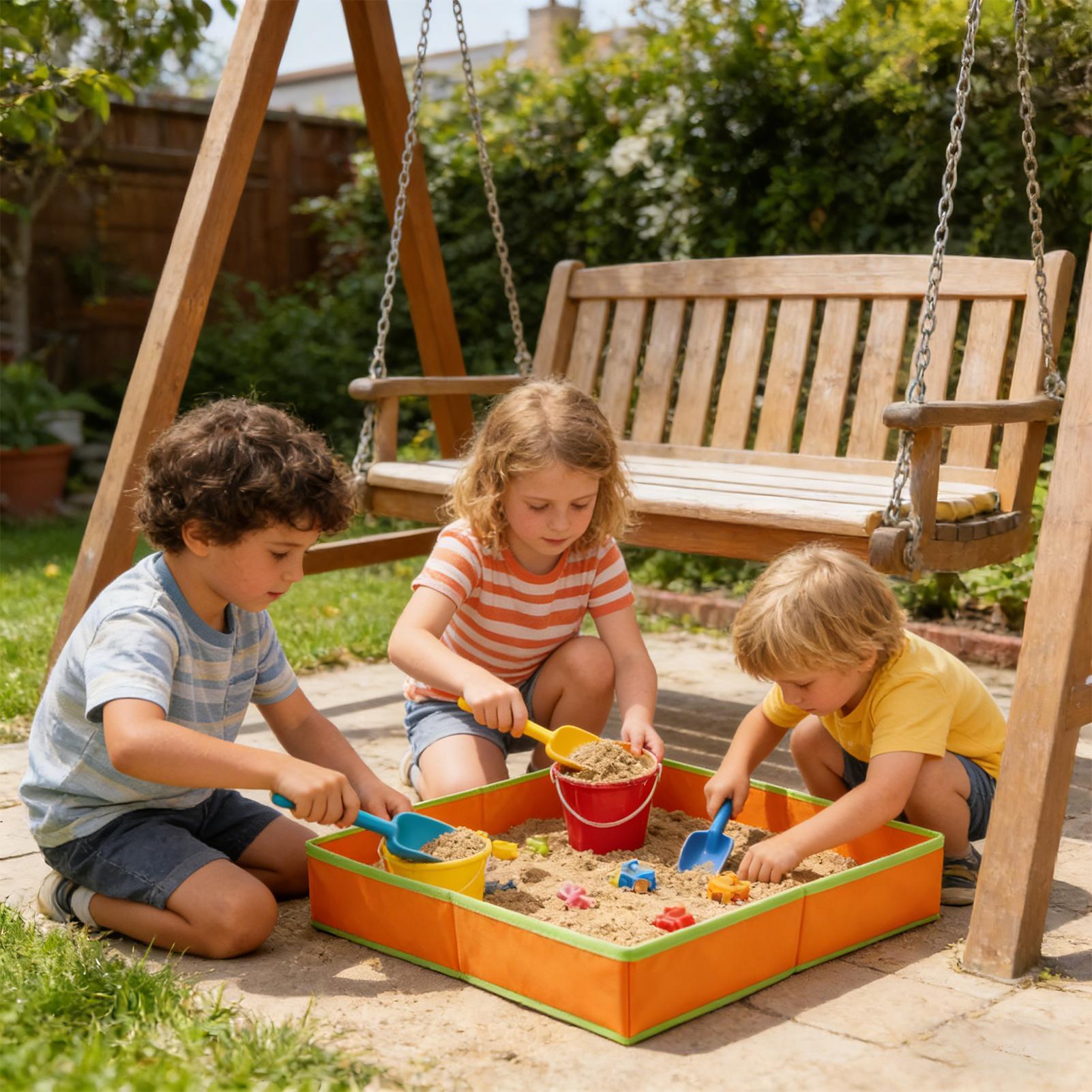 Zandtafel voor kinderen, buite - Desk Setup Kids recensie en prijs