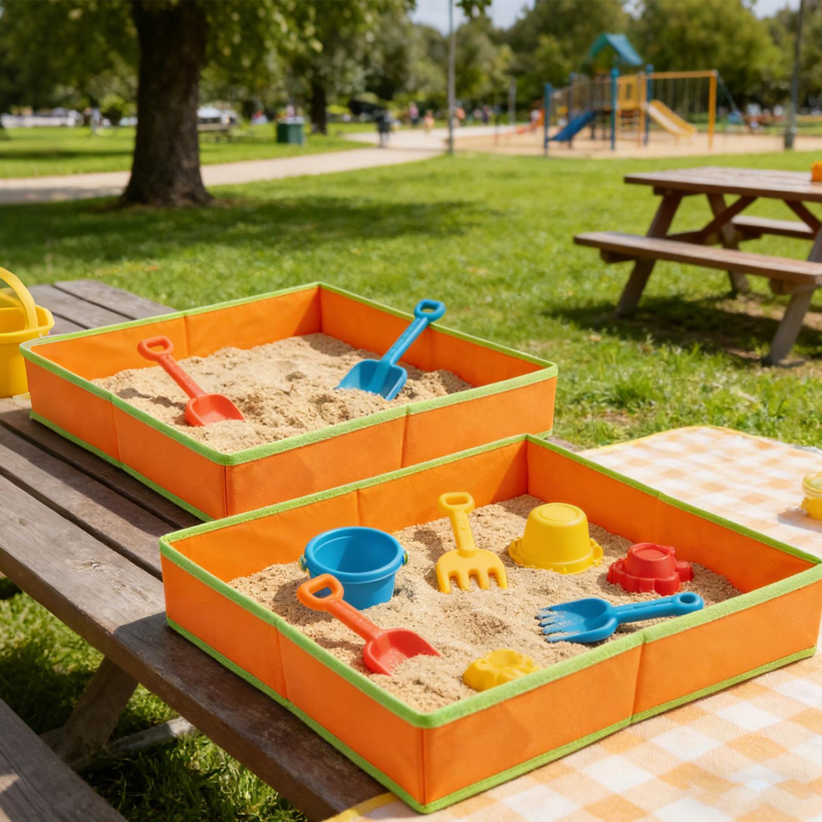 Zandtafel voor kinderen, buite - Desk Setup Kids recensie en prijs