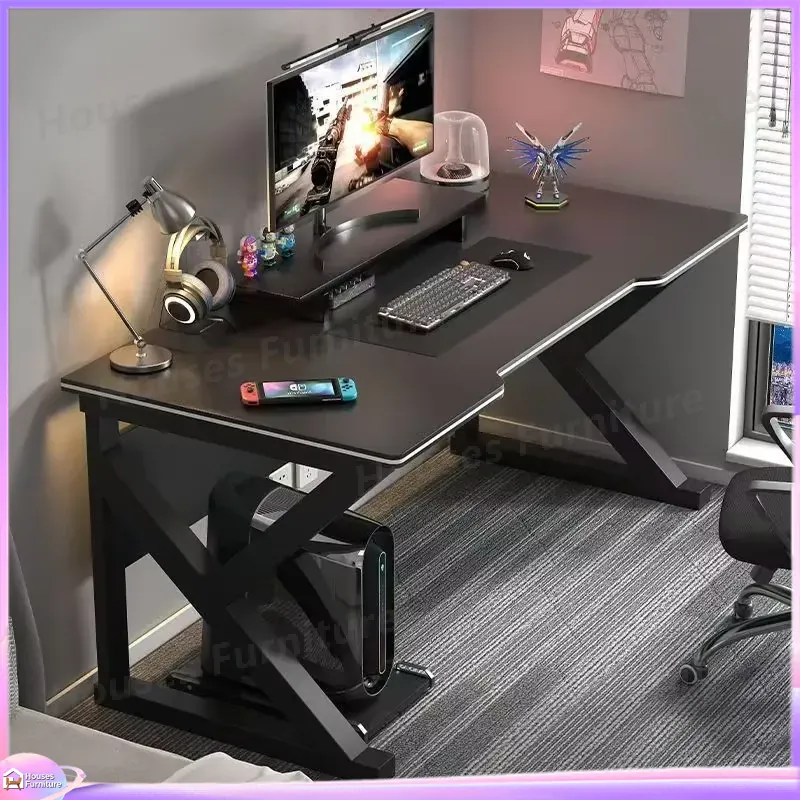 Cafe Metal Gaming Desk Zwarte  - Desk Setup Black recensie en prijs