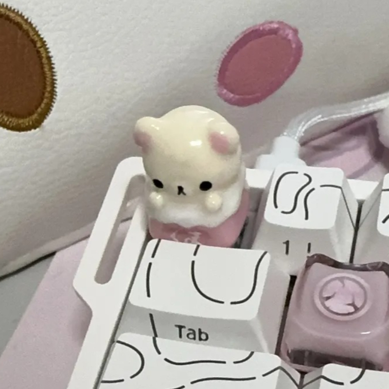 Kawaii Rilakkuma Keycaps Relax - Desk Setup Girl recensie en prijs