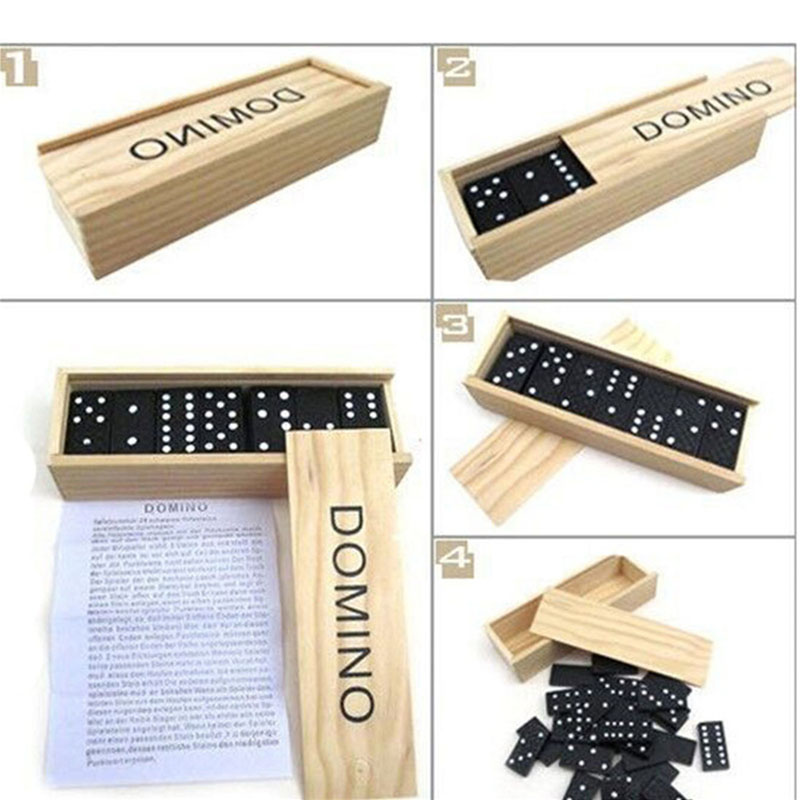 28 stks/set Houten Domino Bord - Desk Setup Kids recensie en prijs