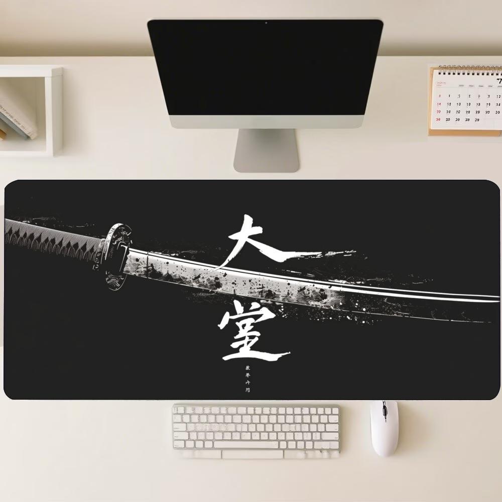 Bureaumat met Japanse Samurai  - Desk Setup For Work recensie en prijs