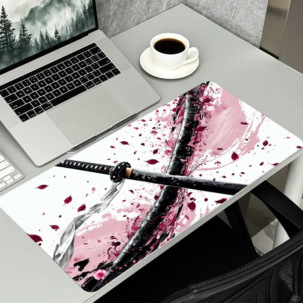 Bureaumat met Japanse Samurai  - Desk Setup For Work recensie en prijs