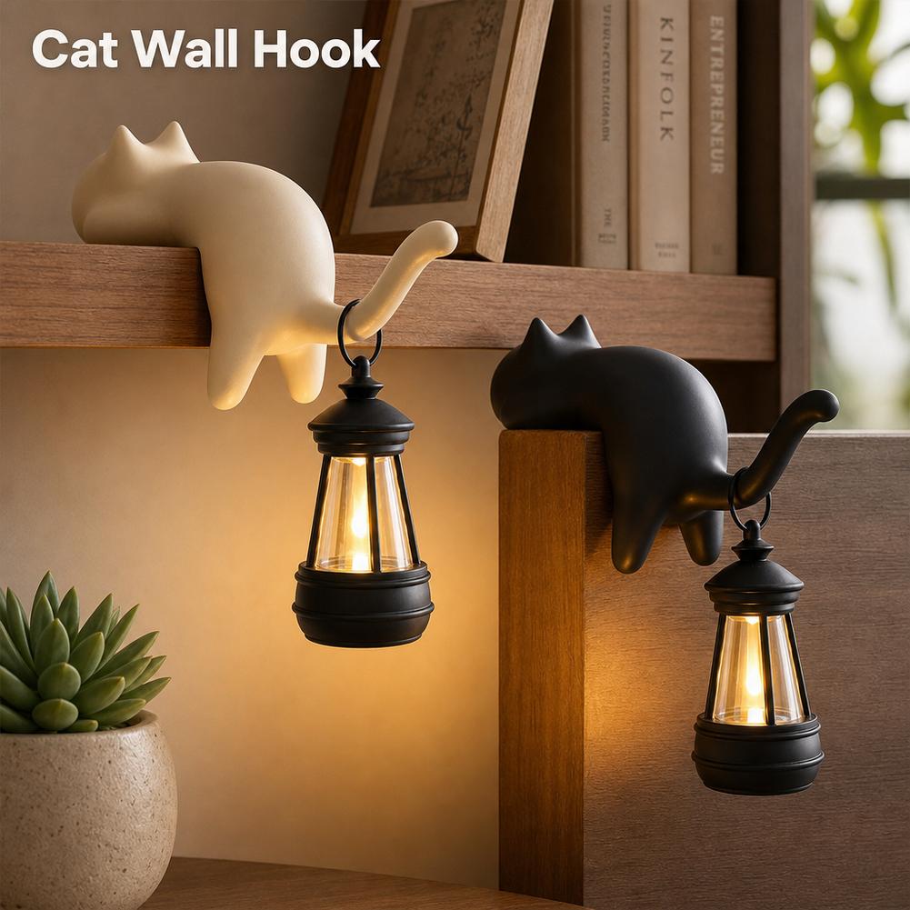 3D-geprinte kattenplankhaak na - Desk Setup Black recensie en prijs