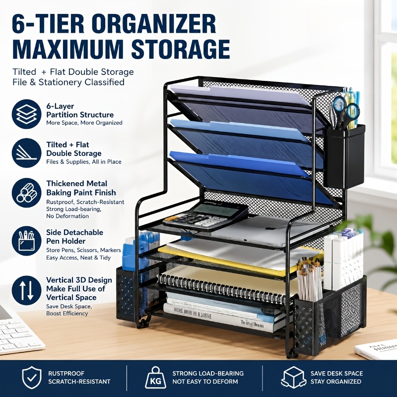 Bureau-organizer opbergdoos, b - Desk Setup Black recensie en prijs