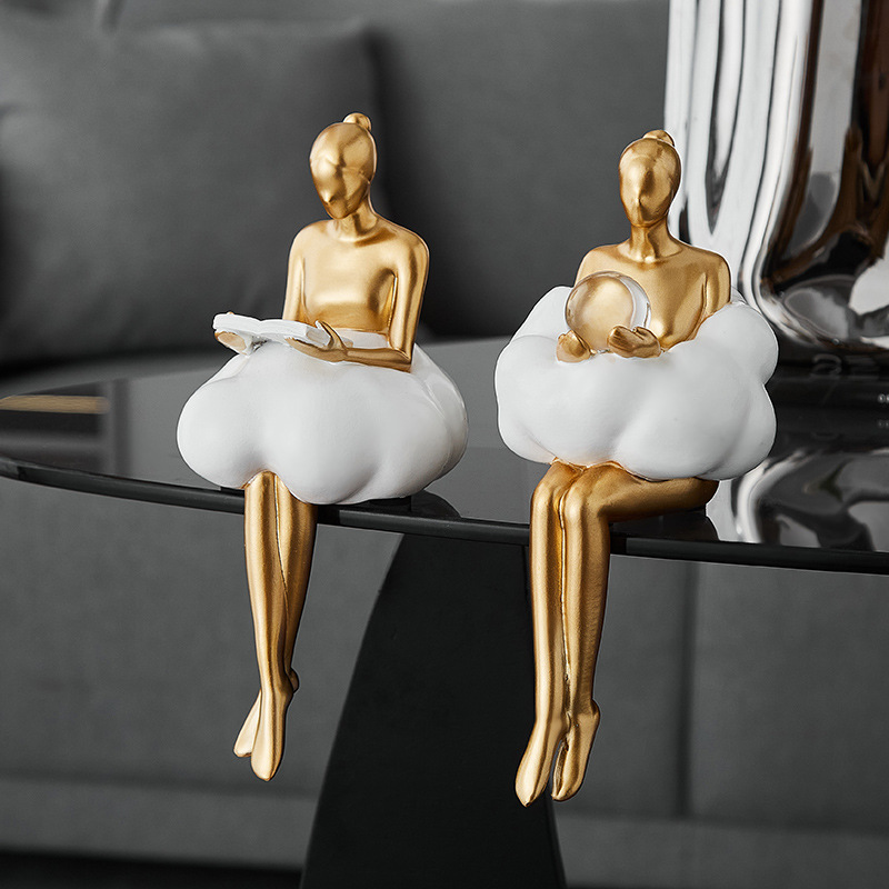 Balletmeisje wolk abstracte ku - Desk Setup Girl recensie en prijs