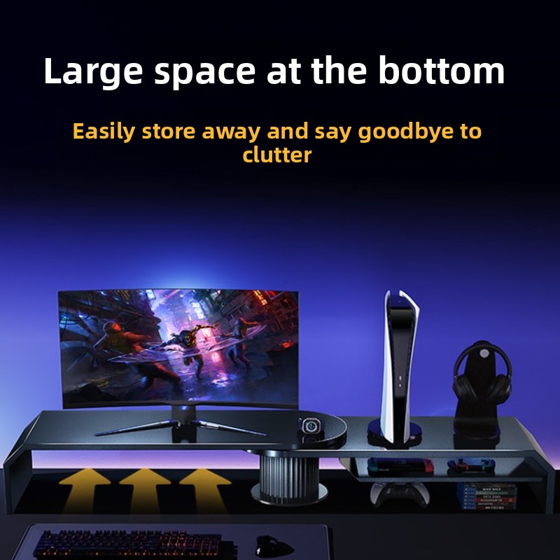 Gaming Dubbele Monitorstandaar - Desk Setup Monitor And Laptop recensie en prijs