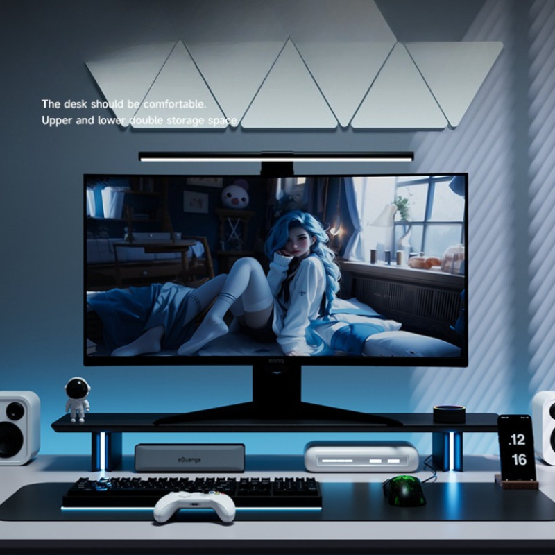 RGB-monitorstandaard Ergonomis - Desk Setup Monitor And Laptop recensie en prijs