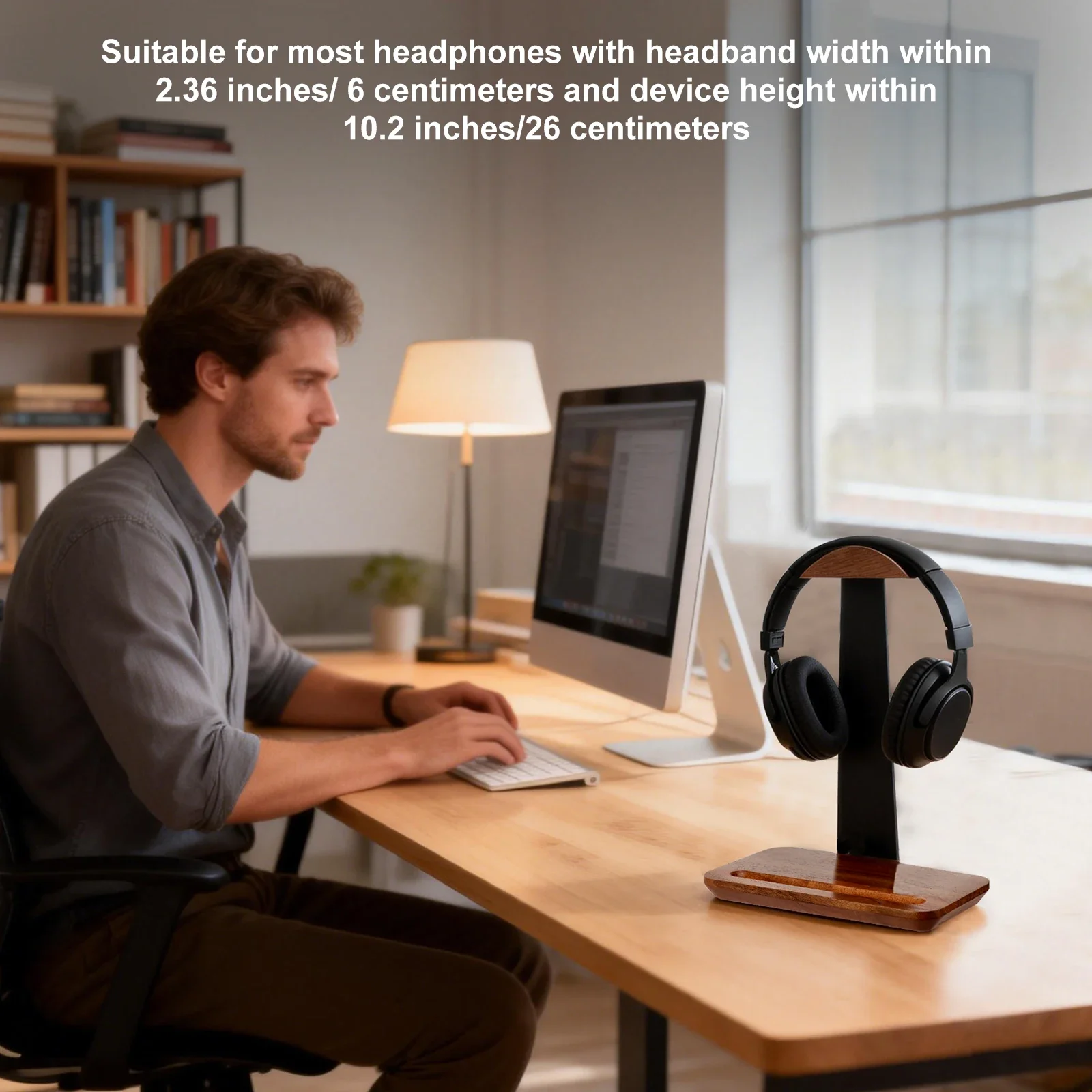 Universele houten hoofdtelefoo - Desk Setup Desk recensie en prijs