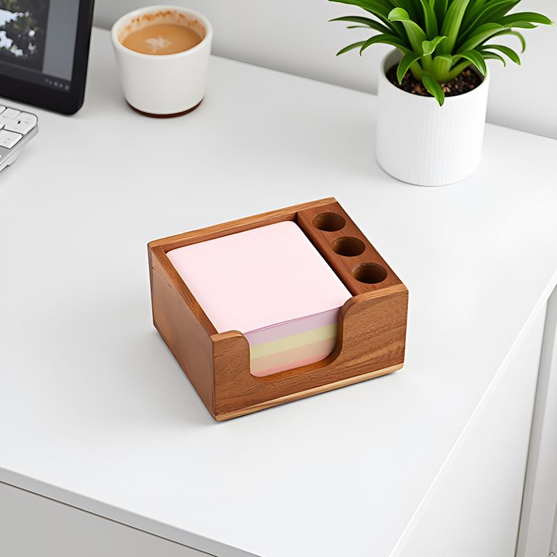 Minimalistische houten bureau- - Sticky Memo Holder recensie en prijs