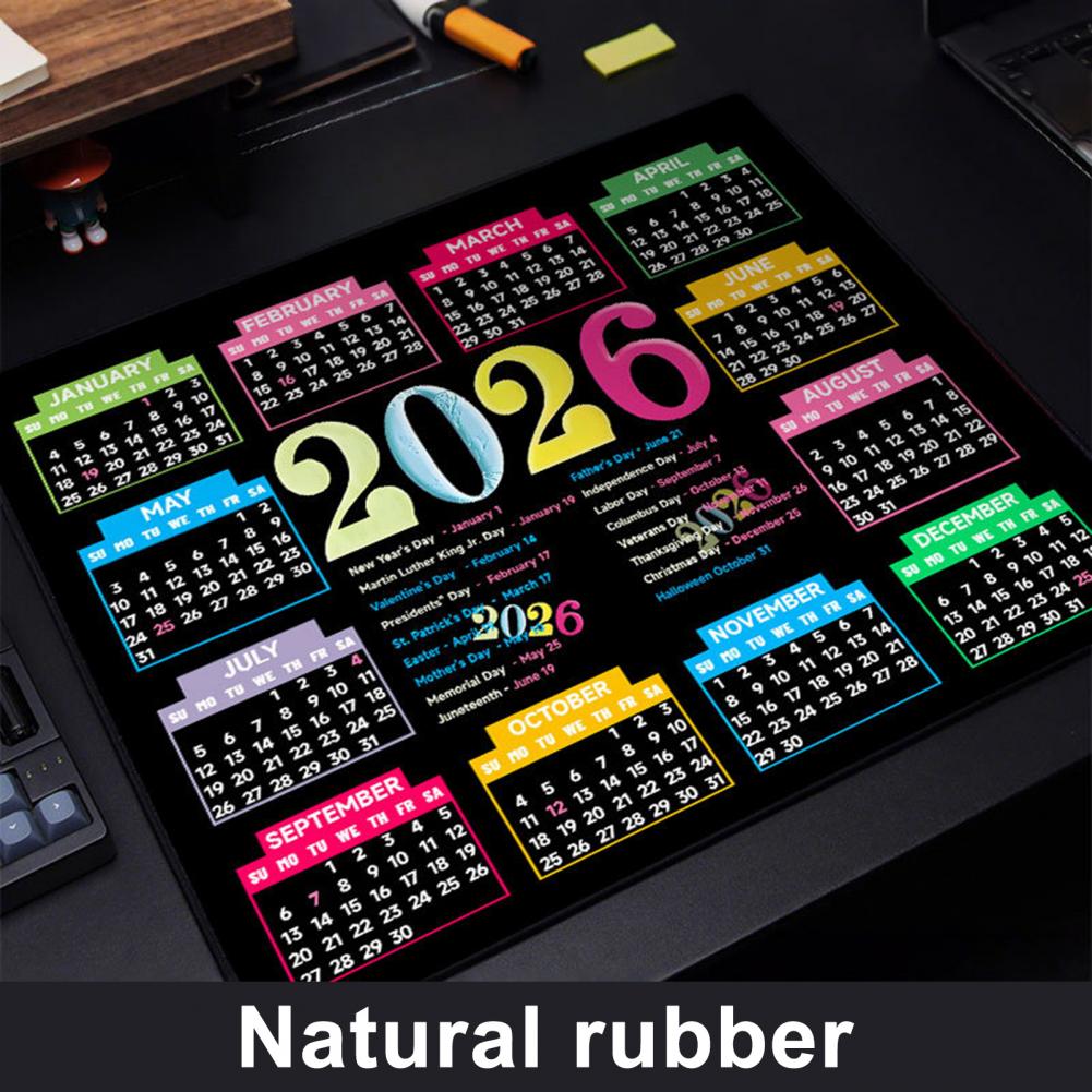 2026 Kalender Muismat Waterdic - Rubber Mat Desk recensie en prijs