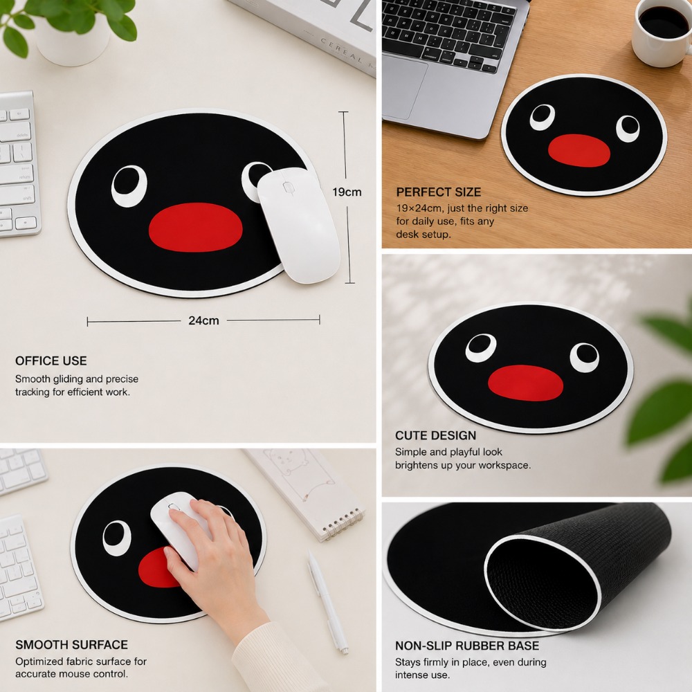 Leuke pinguïn expressie muisma - Desk Setup Cute recensie en prijs