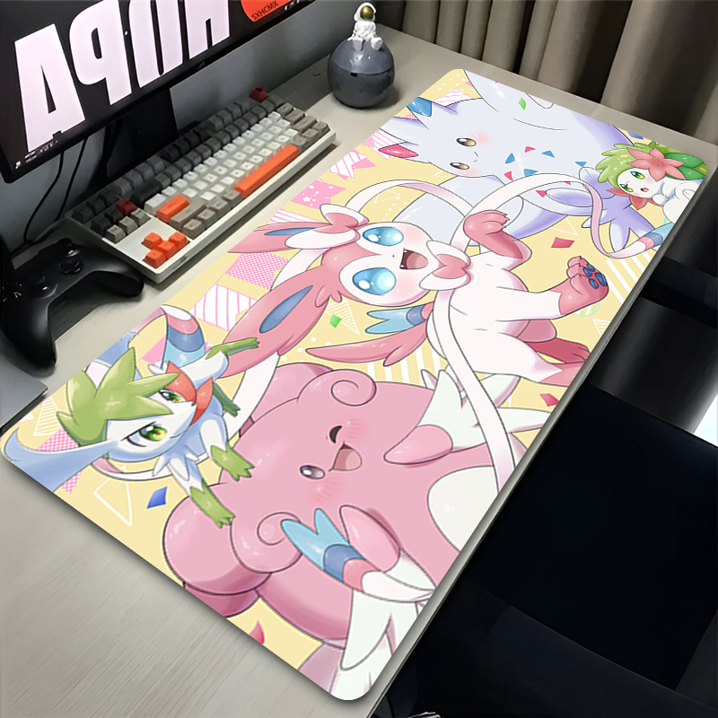 Grote roze schattige muismat X - Desk Setup Cute recensie en prijs