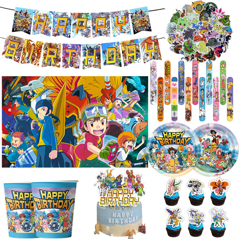 Digimon thema verjaardagsparty - Desk Setup Girl recensie en prijs