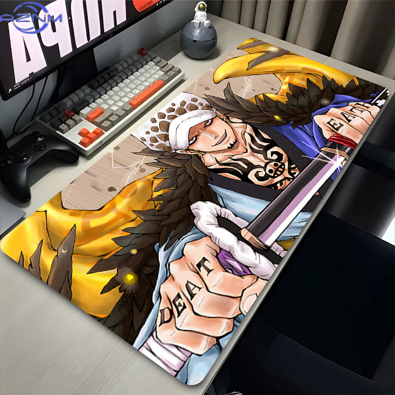 Muismat Trafalgar Law Zwart Ga - Desk Setup Black recensie en prijs